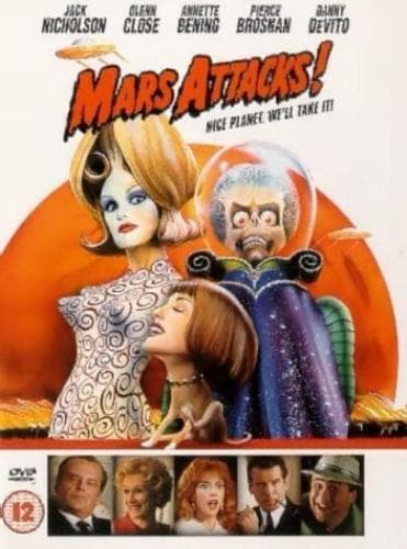 Mars Attacks! DVD (1998) Jack Nicholson