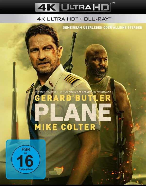 Plane Uhd BluRay (Bluray) Various Brand New
