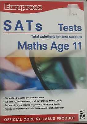 Cd-Rom : Maths - Prepare For SATs At Age 11 ( Dor Pre-Owned