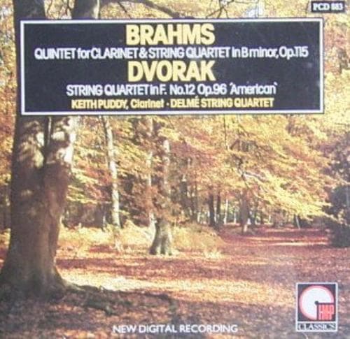 Keith Puddy : Brahms: Quintet for Clarinet & String Qu CD Pre-Owned