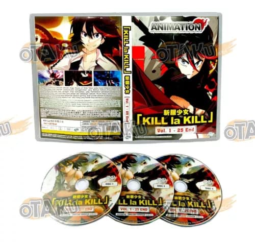 Kill la Kill - Komplett Anime TV-serie DVD Box Sett (1-24 episoder)