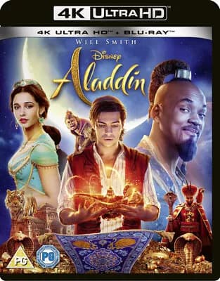 Aladdin Blu-ray (2019) Mena Massoud, Ritchie (DIR) cert PG 2 discs Brand New