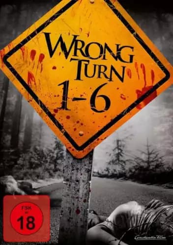 Wrong Turn - Filmsamling 1-6 DVD (6-disc sæt)