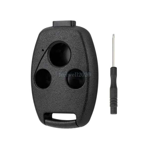 Replacement 3 Button Key Case Shell for Honda Accord CRV 2003 - 2012 Remote Fob