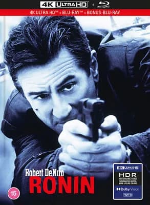 Ronin Blu-ray (2024) Robert De Niro, Frankenheimer (DIR) cert 15 3 discs Brand New