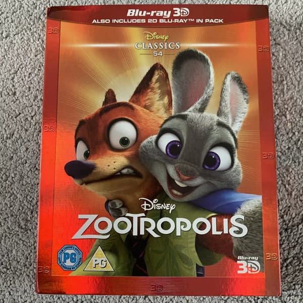 Zootropolis (Bluray 3D, 2016) Brand New