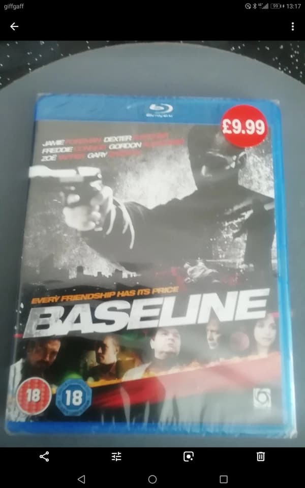 Baseline (Bluray, 2010) . Cert 18. Brand New