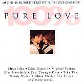 Various : 100% Pure Love CD Pre-Owned