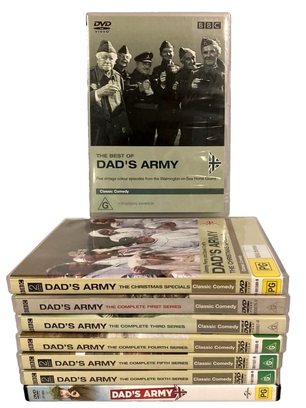 Dad's Army DVD-paketti – 8 elokuvaa