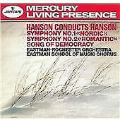 Howard Hanson : Hanson Conducts Hanson: Symphonies 1 & 2 CD Pre-Owned