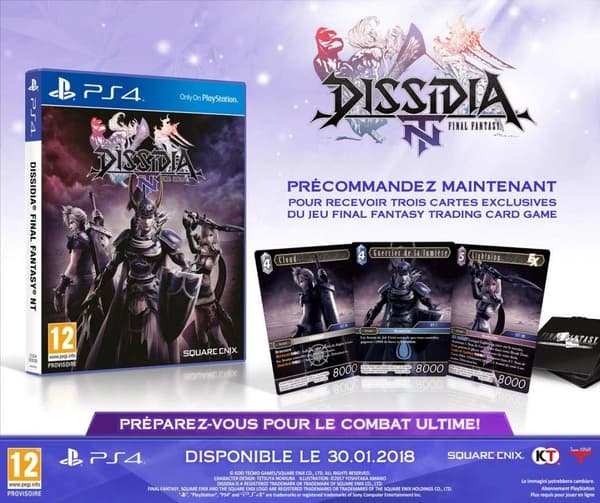 Ps4 FF Dissidia NT PS4 FRZ MULTI Final Fantasy Game Brand New