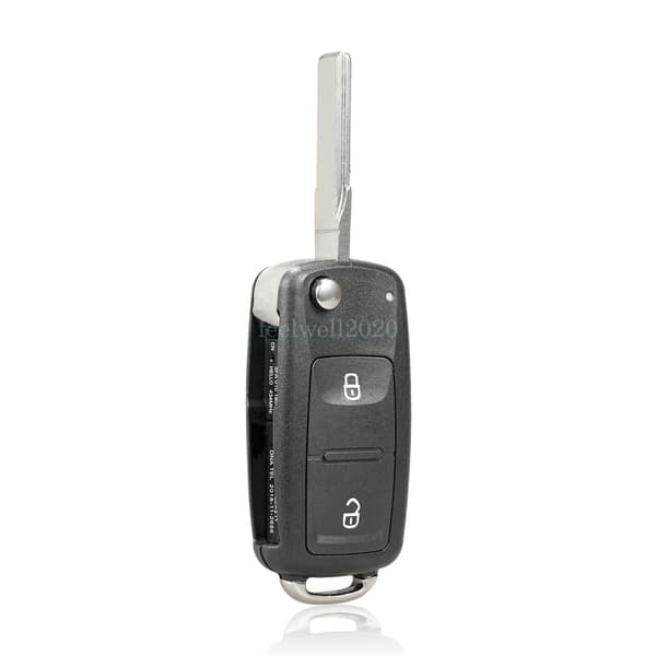 2 Button Flip Remote Key Fob Case Shell Blade For VW Transporter 2011 2012 2013