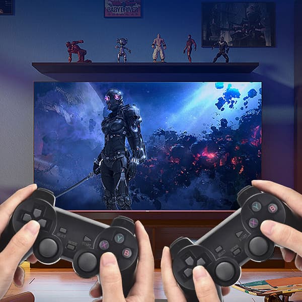X2 Plus Game Stick Wireless Controller Retro Game Console 40000+Games 128GB