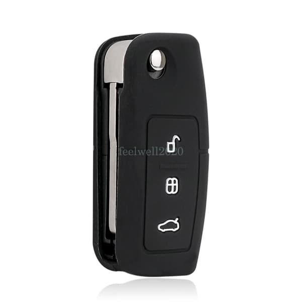 For Ford B-Max 2012-2017 C-Max 2003-2010 Remote Key Shell Case Silicone Cover