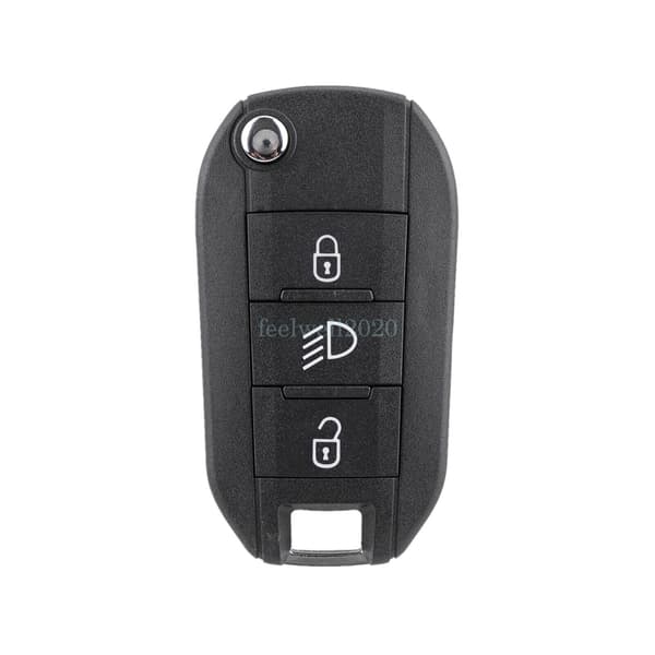 3 Button Remote Key Fob for Citroen C3 Dispatch C4 Cactus Berlingo 2017 - 2019