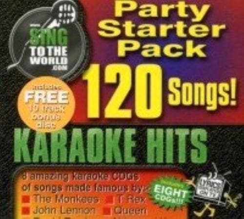 Karaoke : Party Starter Pack - Karoke Hits CD 8 discs (2005) Pre-Owned