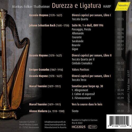 Markus Folker Thalheimer : Markus Folker Thalheimer: Durezza E Ligatura CD