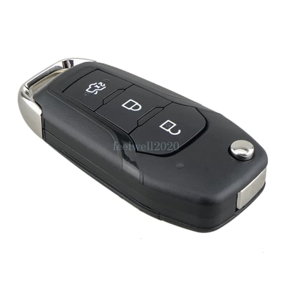 3 Button 433MHz Remote Key ID47 ID49 Chip For Ford Transit Custom MK8 Connect