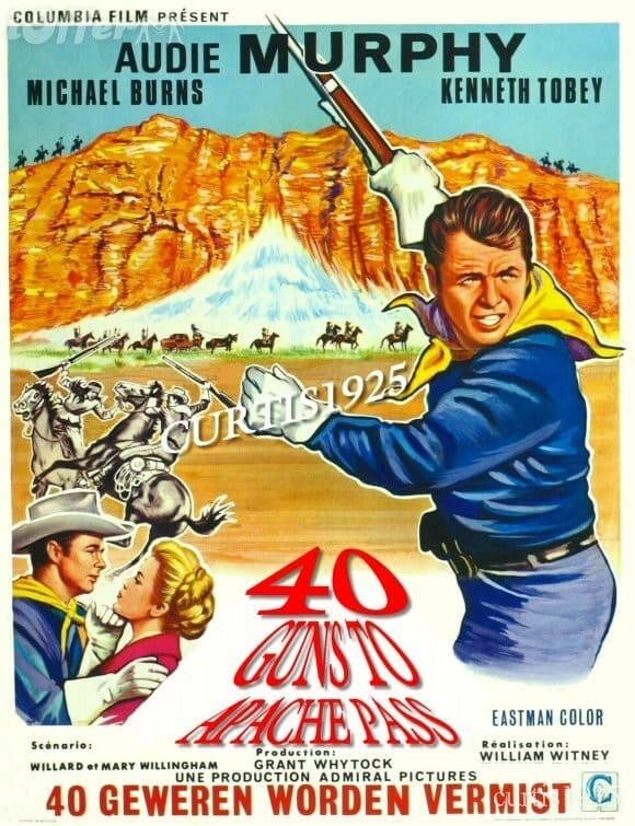 40 Guns To Apache Pass Western DVD