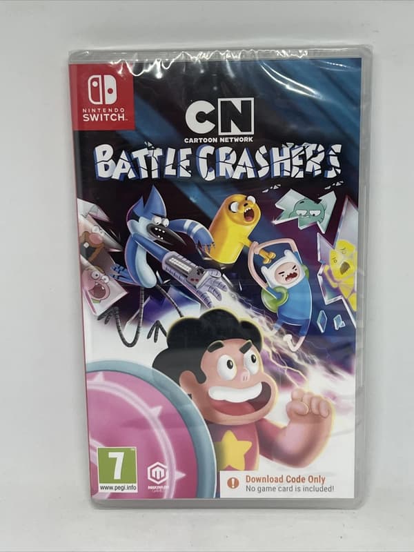 Battle Crashers Nintendo Switch Cartoon Network Game Code in Box Brand New