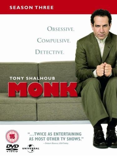 Monk: Kausi 3 DVD