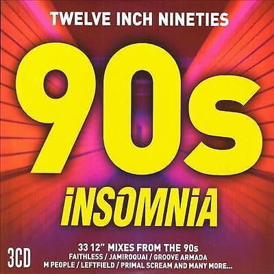 Various Artists : Twelve Inch Nineties: 90s Insomnia CD 3 discs (2017) Pre-Owned