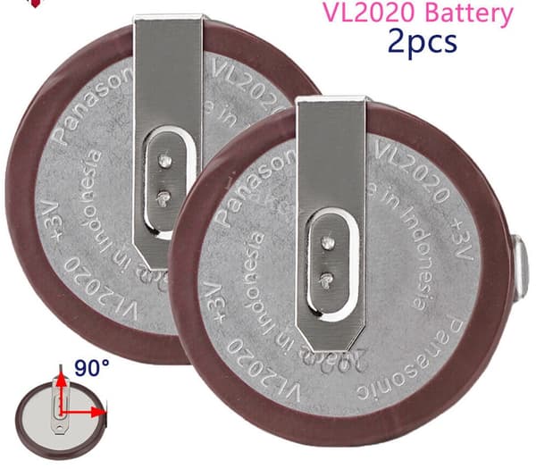 2X Panasonic VL2020 Battery Replacement ForBMW 3 5 7 Series E46 E60 E39 Key Fob