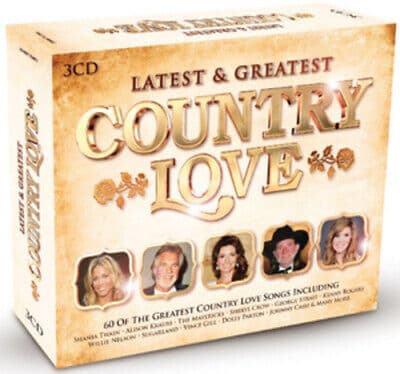 Various Artists : Country Love CD Box Set 3 discs (2014) Pre-Owned