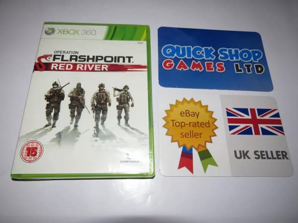 OPERATION FLASHPOINT RED RIVER XBOX 360 pal version Brand New