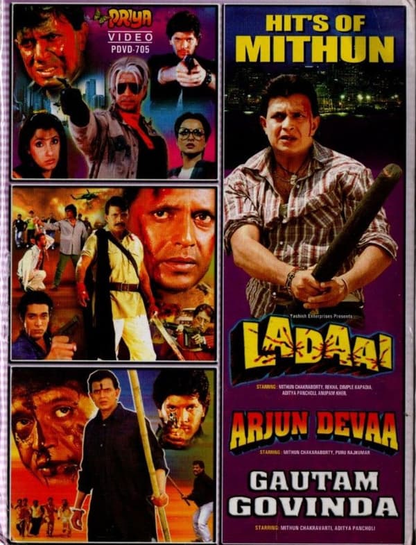 LADAAI - ARJUN DEVAA - GAUTAM GOVINDA - 3-i-1 Bollywood DVD