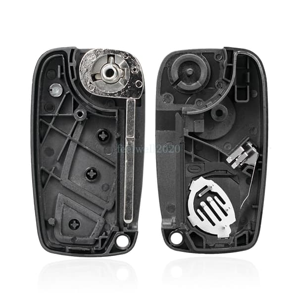 3 Button Flip Key Case Shell Blade For Fiat Panda Idea Punto Stilo Ducato Brava