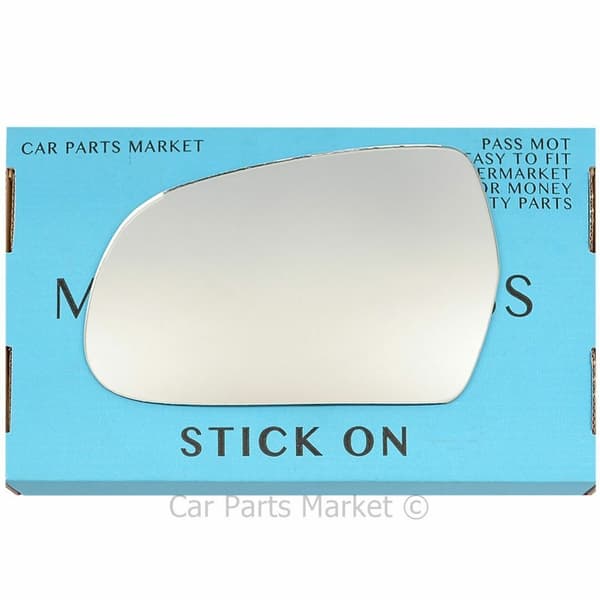 For Audi A4 10-16 Left Passenger Side Wing Mirror Glass