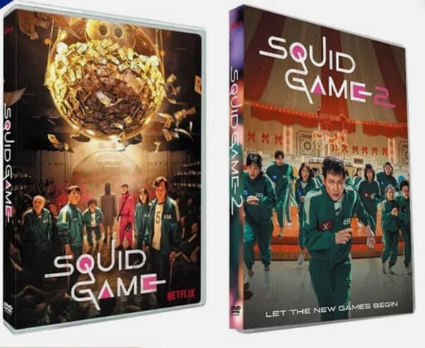 Squid Game Sæson 1-2 DVD Ny Forseglet