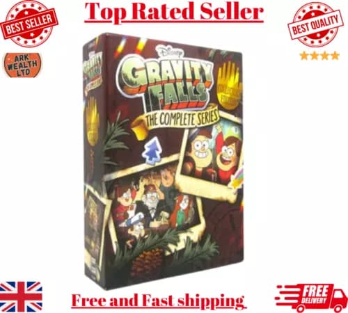 Gravity Falls: Koko sarja (DVD, 7 levyn boksipaketti)