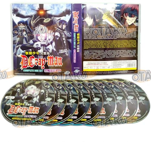 D.GRAY-MAN - Anime TV-serie DVD Box (Episoder 1-116, engelskt tal)