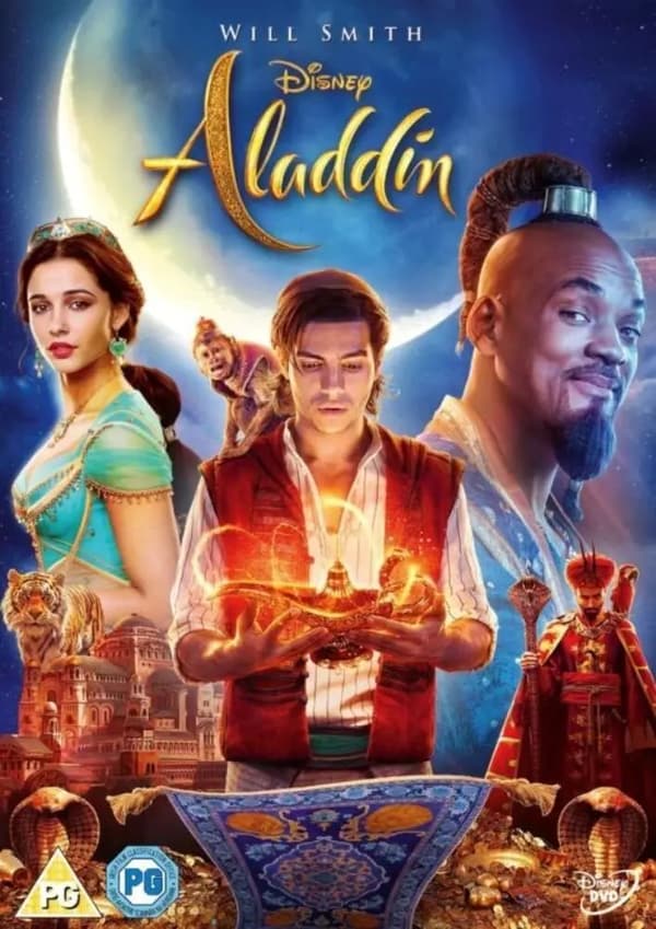 Aladdin (2019) med Will Smith (DVD)