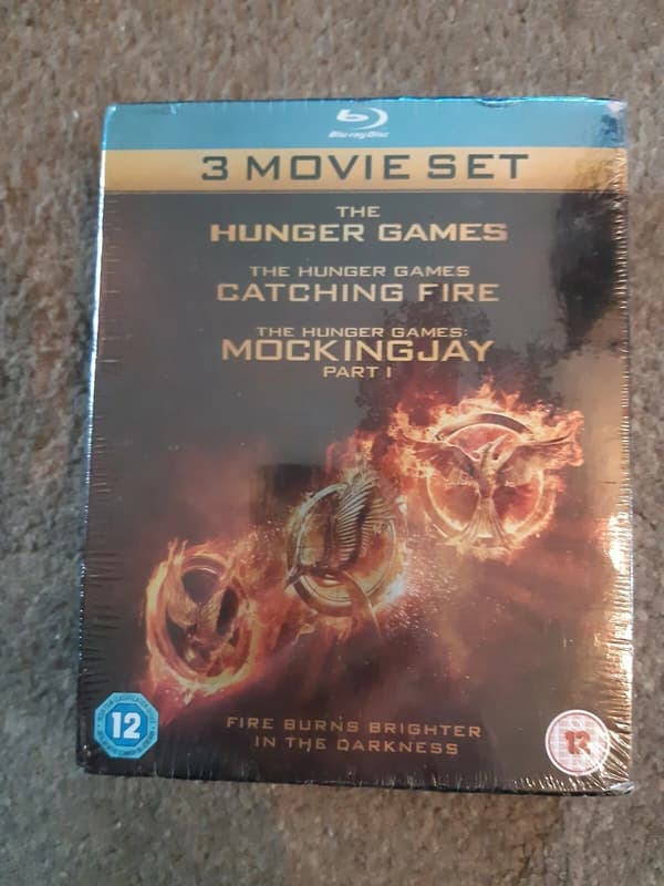 Hunger Games Triple Pack (Box Set) (Bluray, 2015) () Brand New
