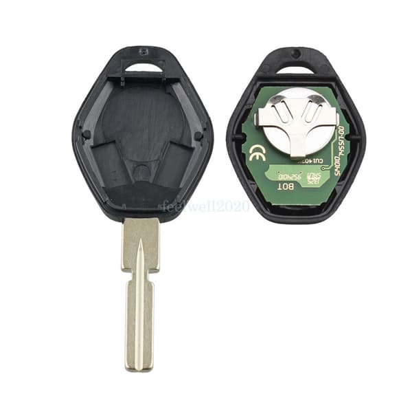 For BMW E46 E39 E38 X3 X5 Z3 M3 M5 3 Button Remote Key Fob PCF7935 Chip 433MHz