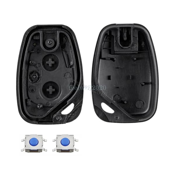 2 Button Remote Key Fob Case Shell + Switches For Renault Master Traffic Kangoo