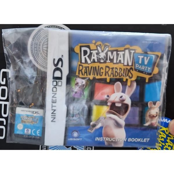 Rayman Raving Rabbids TV Party (Nintendo DS)? CARTRIDGE AND MANUAL ONLY ...