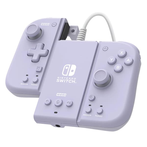 Hori Switch Split Pad Compact Attachment Set Lavender (Nintendo Switch) Brand New