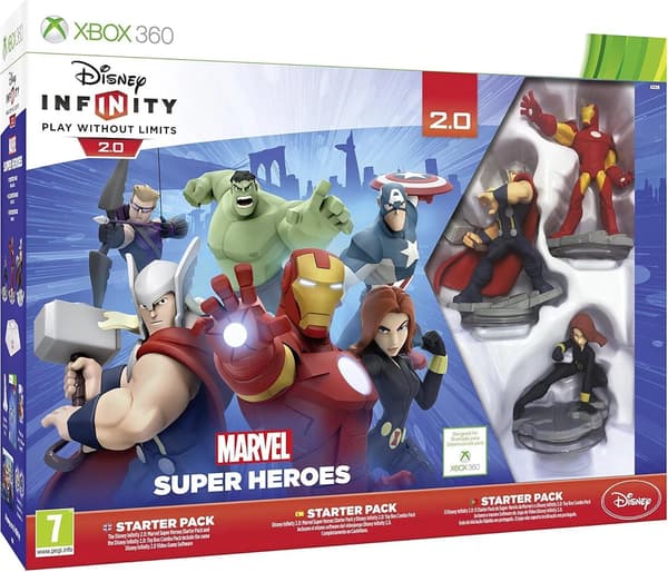 XBOX 360 DISNEY INFIINITY MARVEL SUPER HEROES STARTER PACK Brand New