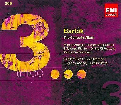 Bela Bartok : Concertos CD 3 discs (2008) Pre-Owned