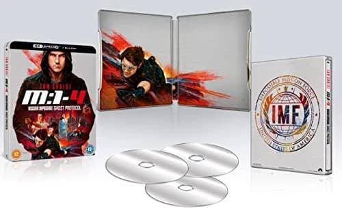 MISSION IMPOSSIBLE GHOST PROTOCOL UHD BD STEEL 4k Brand New