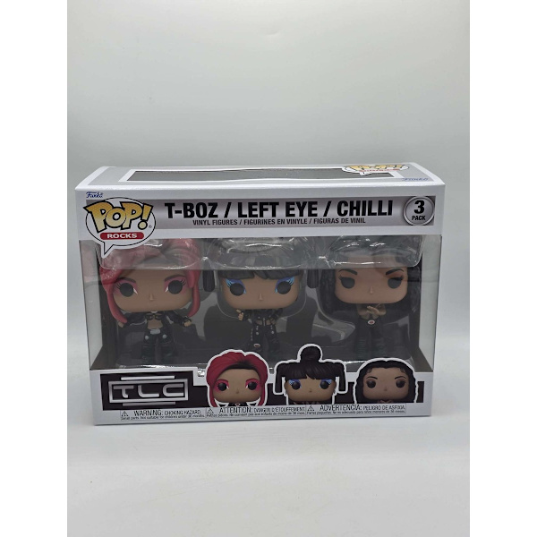 T-BOZ / LEFT EYE / CHILLI TLC Scrubs Funko Pop Rocks 3 PACK Brand New ...