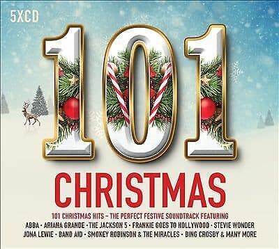 Various Artists : 101 Christmas CD Box Set 5 discs (2017) Pre-Owned
