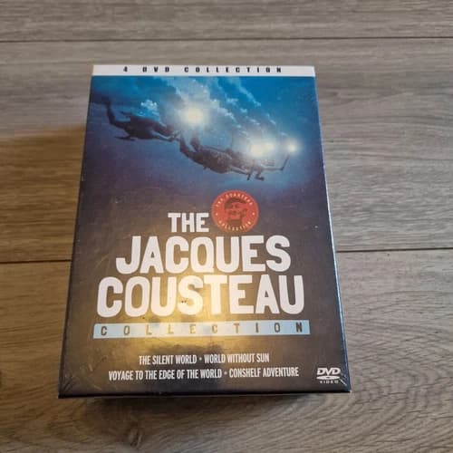 Jacques Cousteau Samlingen: 4-DVD Boxset (Region 2)