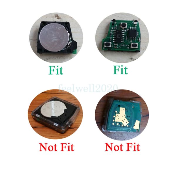 2Button Remote Key Fob Case Shell For Toyota Yaris 1999 2000 2001 2002 2003 2004