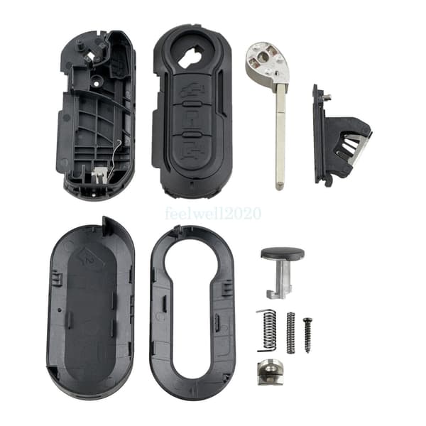 3 Button Flip Key Fob Shell Case For Citroen Relay 2016 2015 2014 2013 2012 2011