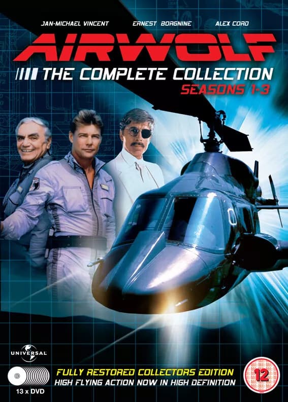 Airwolf: Säsong 1-3 [12] DVD Box Set